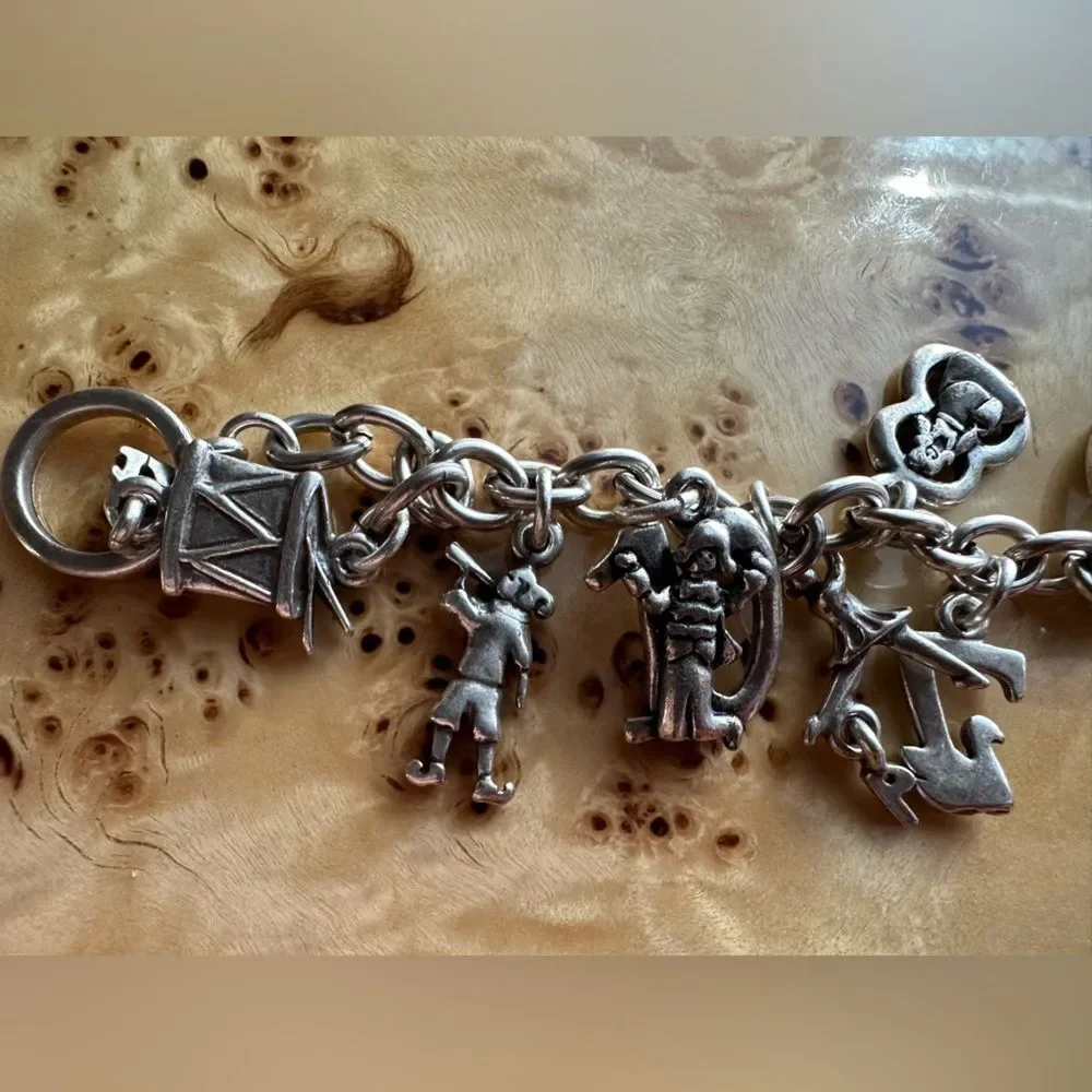 Chunky Twelve Days of Christmas Charm Bracelet
